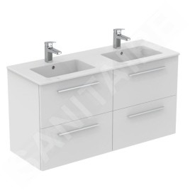 Ideal Standard i.Life A - Meuble-lavabo, 63x120x44 cm, 4 tiroirs, blanc mat T5513DU
