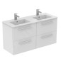 Ideal Standard i.Life A - Meuble-lavabo, 63x120x44 cm, 4 tiroirs, blanc mat T5513DU Ideal Standard i.Life A - Meuble-lavabo, 63x120x44 cm, 4 tiroirs, blanc mat T5513DU