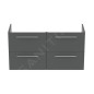 Ideal Standard i.Life A - Meuble-lavabo, 63x120x44 cm, 4 tiroirs, quartz gris mat T5513NG Ideal Standard i.Life A - Meuble-lavabo, 63x120x44 cm, 4 tiroirs, quartz gris mat T5513NG