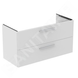 Ideal Standard i.Life B - Meuble-lavabo, 63x120x51 cm, 2 tiroirs, blanc mat T5514DU