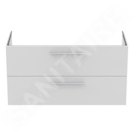 Ideal Standard i.Life B - Meuble-lavabo, 63x120x51 cm, 2 tiroirs, blanc mat T5514DU