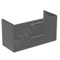 Ideal Standard i.Life B - Meuble-lavabo, 63x120x51 cm, 2 tiroirs, quartz gris mat T5514NG Ideal Standard i.Life B - Meuble-lavabo, 63x120x51 cm, 2 tiroirs, quartz gris mat T5514NG