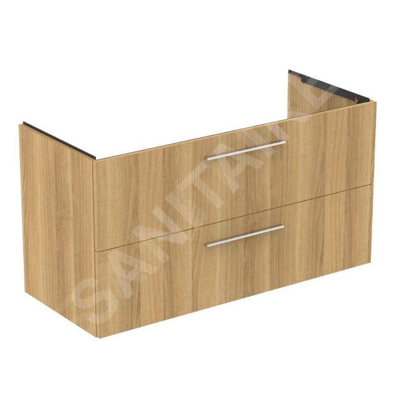 Ideal Standard i.Life B - Meuble-lavabo, 63x120x51 cm, 2 tiroirs, chêne naturel T5514NX Ideal Standard i.Life B - Meuble-lavabo, 63x120x51 cm, 2 tiroirs, chêne naturel T5514NX