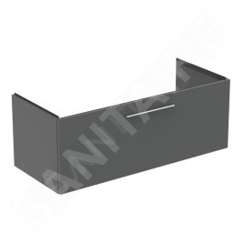Ideal Standard i.Life B - Meuble-lavabo 44x120x51 cm, 1 tiroir, quartz gris mat T5515NG