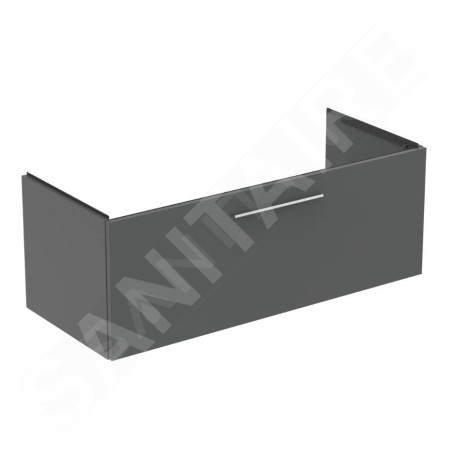 Ideal Standard i.Life B - Meuble-lavabo 44x120x51 cm, 1 tiroir, quartz gris mat T5515NG