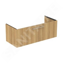 Ideal Standard i.Life B - Meuble-lavabo, 44x120x51 cm, 1 tiroir, chêne naturel T5515NX