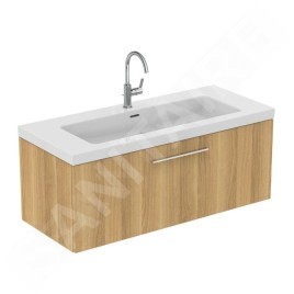 Ideal Standard i.Life B - Meuble-lavabo, 44x120x51 cm, 1 tiroir, chêne naturel T5515NX