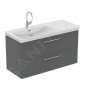 Ideal Standard i.Life B - Meuble lavabo, 63x120x51 cm, 2 tiroirs, gauche, gris mat quartz T5586NG Ideal Standard i.Life B - Meuble lavabo, 63x120x51 cm, 2 tiroirs, gauche, gris mat quartz T5586NG