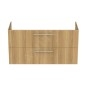 Ideal Standard i.Life B - Meuble-lavabo, 63x120x51 cm, 2 tiroirs, gauche, chêne naturel T5586NX Ideal Standard i.Life B - Meuble-lavabo, 63x120x51 cm, 2 tiroirs, gauche, chêne naturel T5586NX