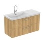 Ideal Standard i.Life B - Meuble-lavabo, 63x120x51 cm, 2 tiroirs, gauche, chêne naturel T5586NX Ideal Standard i.Life B - Meuble-lavabo, 63x120x51 cm, 2 tiroirs, gauche, chêne naturel T5586NX