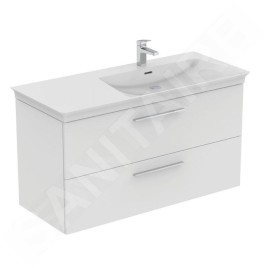 Ideal Standard i.Life B - Meuble-lavabo, 63x120x51 cm, 2 tiroirs, droite, blanc mat T5587DU