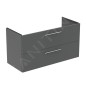 Ideal Standard i.Life B - Meuble-lavabo, 63x120x51 cm, 2 tiroirs, droite, gris mat quartz T5587NG Ideal Standard i.Life B - Meuble-lavabo, 63x120x51 cm, 2 tiroirs, droite, gris mat quartz T5587NG