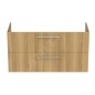Ideal Standard i.Life B - Meuble-lavabo, 63x120x51 cm, 2 tiroirs, droite, chêne naturel T5587NX Ideal Standard i.Life B - Meuble-lavabo, 63x120x51 cm, 2 tiroirs, droite, chêne naturel T5587NX