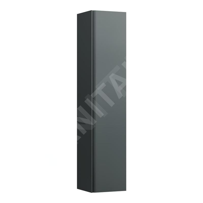 Laufen Meda - Armoire haute, 165x35x34 cm, 1 porte, charnières à droite, gris H4216520112661