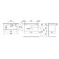 Laufen Lua - Meuble avec lavabo, 51x97x44 cm, 2 tiroirs, blanc mat H8600882601071 Laufen Lua - Meuble avec lavabo, 51x97x44 cm, 2 tiroirs, blanc mat H8600882601071