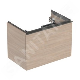 Geberit Acanto - Meuble lavabo, 74x54x48 cm, 1 tiroir, chêne 503.004.JH.1