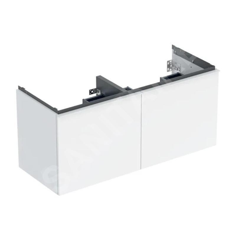Geberit Acanto - Meuble lavabo, 118x54x48 cm, 2 tiroirs, blanc brillant 503.007.01.1 Geberit Acanto - Meuble lavabo, 118x54x48 cm, 2 tiroirs, blanc brillant 503.007.01.1