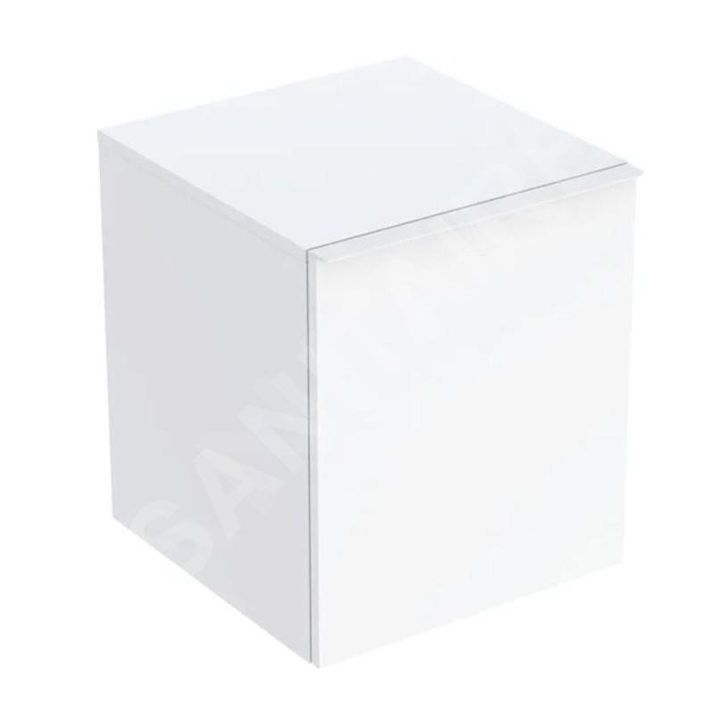 Geberit Acanto - Meuble latéral 45x52x48 cm, 1 tiroir, blanc brillant 503.010.01.1