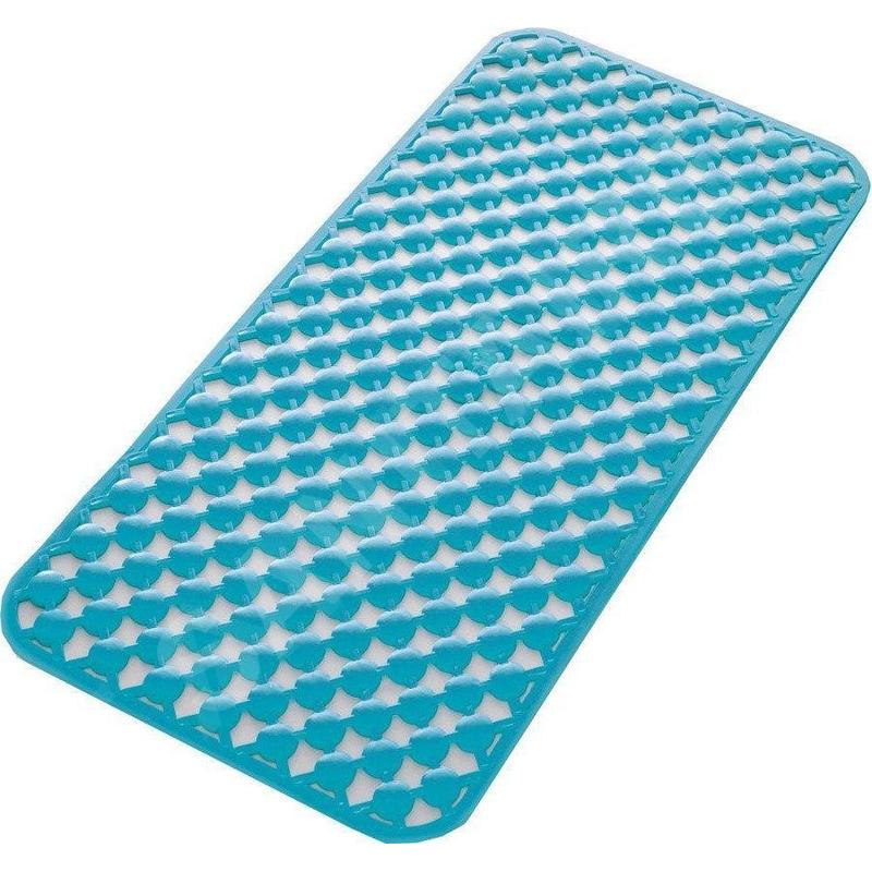 Aqualine Geo - Tapis de bain antidérapant en caoutchouc, bleu 97367111