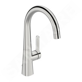 Hansa Designo - Mitigeur de lavabo avec bec pivotant et vidage, chrome 51032293