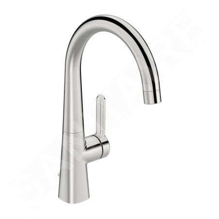 Hansa Designo - Mitigeur de lavabo avec bec pivotant et vidage, chrome 51032293