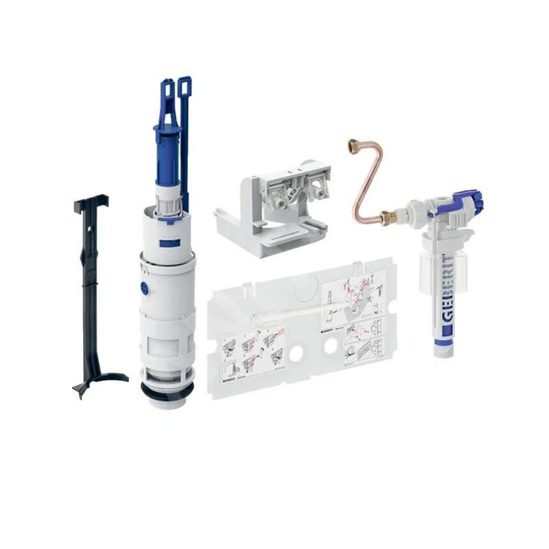 Geberit Accessoires - Kit de transformation pour rinçage double touche, pour robinet à flotteur type 380, pour réservoir à