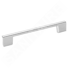 Aqualine Accessoires - Poignée pour meubles, pas de 128 mm, chromé 10090