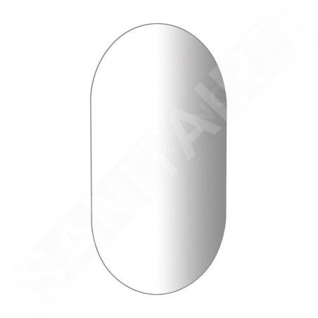 Aqualine Miroirs - Miroir 400x700 mm, sans poignée 22503