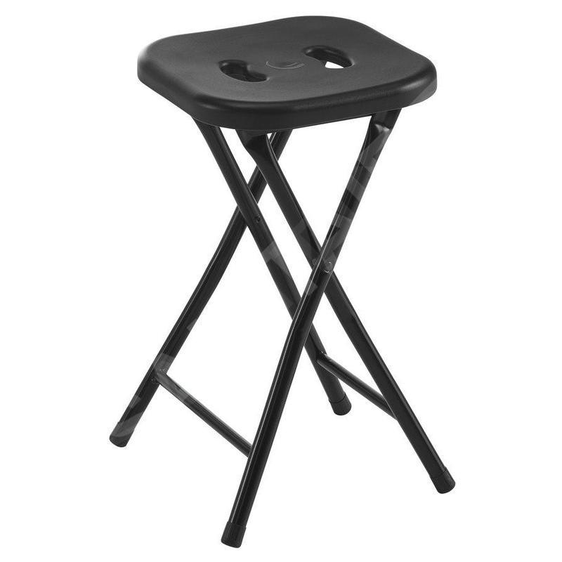 Sapho Accessoires de salle de bains Gedy - Tabouret de salle de bain, 260x455x260 mm, noir CO7614