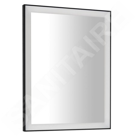 Sapho Miroirs - Mirroir Venero avec éclairage LED, 600x800 mm, noir LG260