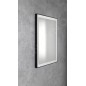 Sapho Miroirs - Mirroir Venero avec éclairage LED, 600x800 mm, noir LG260 Sapho Miroirs - Mirroir Venero avec éclairage LED, 600x800 mm, noir LG260