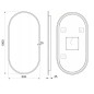 Sapho Miroirs - Miroir Minox avec éclairage LED, 500x1000 mm MX250 Sapho Miroirs - Miroir Minox avec éclairage LED, 500x1000 mm MX250