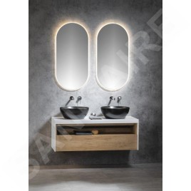 Sapho Miroirs - Miroir Minox avec éclairage LED, 500x1000 mm MX250