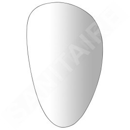 Sapho Miroirs - Miroir avec éclairage LED, 800x550 mm NA280