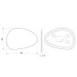 Sapho Miroirs - Miroir avec éclairage LED, 800x550 mm NA280 Sapho Miroirs - Miroir avec éclairage LED, 800x550 mm NA280