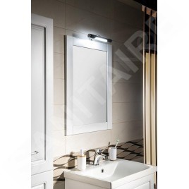 Aqualine Favolo - Miroir 700x900 mm, blanc mat FV090