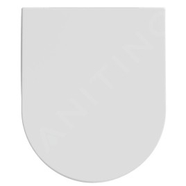Sapho Isvea - Abattant toilette Slim, SoftClose, blanc mat 40KF0201I-S