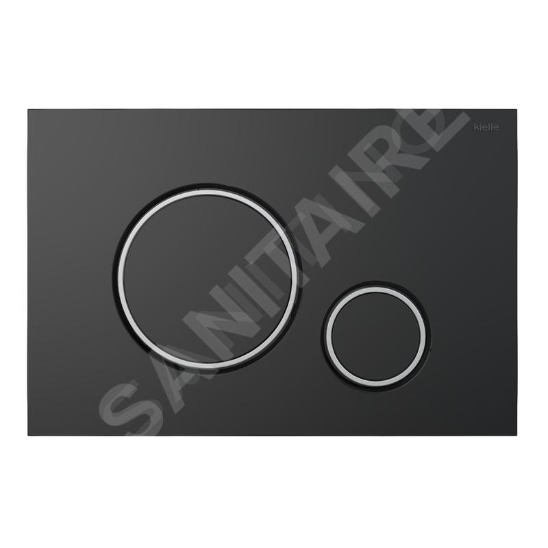 kielle Gemini II - Plaque de commande, noir mat / chrome 70207040