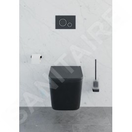 kielle Gemini II - Plaque de commande, noir mat / chrome 70207040