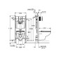 Grohe Solido - Set de bâti-support, cuvette Edge Ceramic et abattant softclose, plaque de déclenchement Start, chrome 39419000