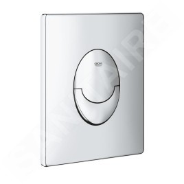 Grohe Solido - Set de bâti-support, cuvette Edge Ceramic et abattant softclose, plaque de déclenchement Start, chrome 39419000