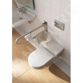 Duravit Starck 3 - WC suspendu pour personnes à mobilité réduite, blanc 2203090000
