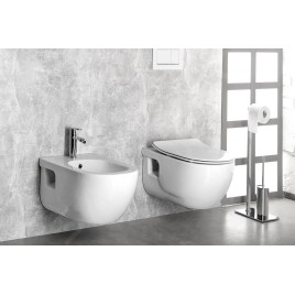 Sapho Brilla - WC suspendu, Rimless, blanc 100614