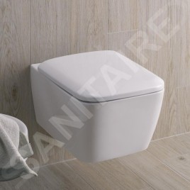 Geberit iCon - WC suspendu, Rimfree, avec KeraTect, blanc 201950600