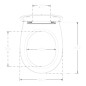 Sapho Abattants WC - Abattant WC Sentimenti Slim, SoftClose, blanc 40D80200I Sapho Abattants WC - Abattant WC Sentimenti Slim, SoftClose, blanc 40D80200I