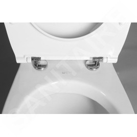 Sapho Abattants WC - Abattant WC Sentimenti Slim, SoftClose, blanc 40D80200I
