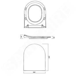 Cersanit City - Abattant WC, SoftClose, blanc K98-0146