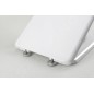 Sapho Lena - Abattant WC, Soft Close, antibactérien, duroplast, blanc 1703-113 Sapho Lena - Abattant WC, Soft Close, antibactérien, duroplast, blanc 1703-113