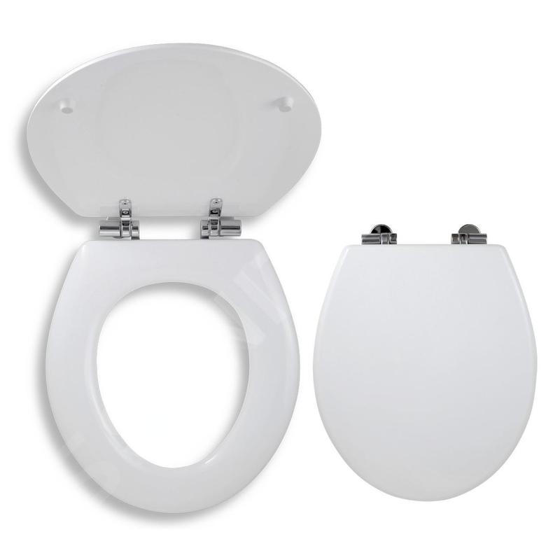 Novaservis Prestige - Abattant WC softclose, bois de forme décorative, blanc WC/SOFTLYRA