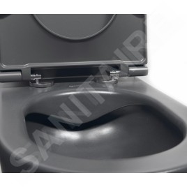 Sapho Isvea - Cuvette suspendue INFINITY, Rimless, anthracite 10NF02001-2C